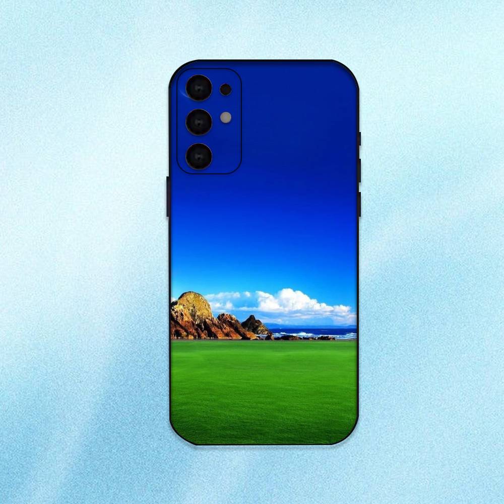 natural scenery Phone Case For Samsung S25,24,23,22,30,21,10,9,Ultra,Plus,Lite Soft Black Case