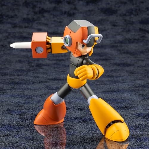 Kotobukiya Rockman Pile Drive Ver. Non-scale plastic model, approximately 135mm tall