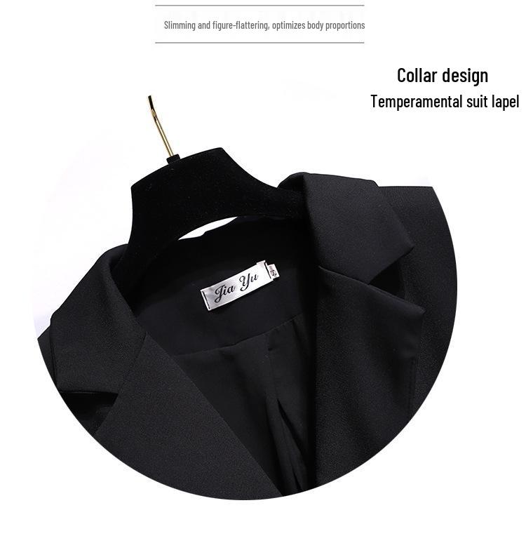 Women's French V-Neck Slimming Suit Dress - Autumn/Winter 2025 Collection, Long Sleeve, Elegant Style