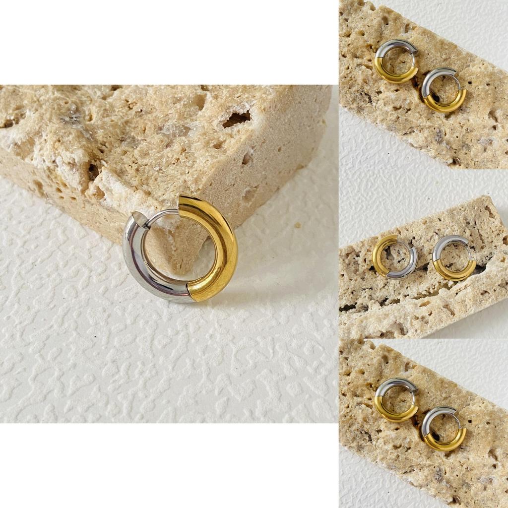 Trendy Vintage Style Alloy Geometric Circle Earrings For Women Summer 2023