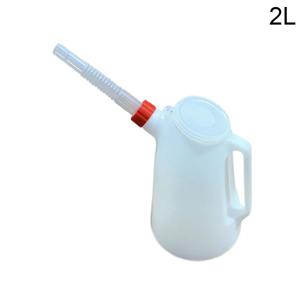 1.2/2/3/4/5L Oil Measuring Jug With Flexible Spout Oil For Automotive,Boat&Motorcycle Can Plast J0C8