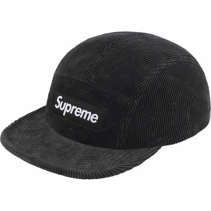 Supreme Corduroy Camp Cap Black One-Size