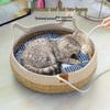 Newcomer Discount: Rattan Cat Bed & Scratching Board – All-Season Woven Mat