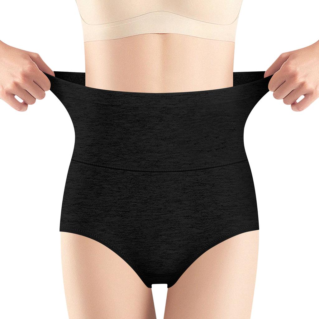Damen Hohe Taille Bauchkontrolle und Po-Hebende Tanga-Slips
