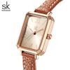 Yonghong Women'S Watch Women'S Niche High-End Temperament Small Brown Watch Square Watch Women'S Guangzhou Watch 0185