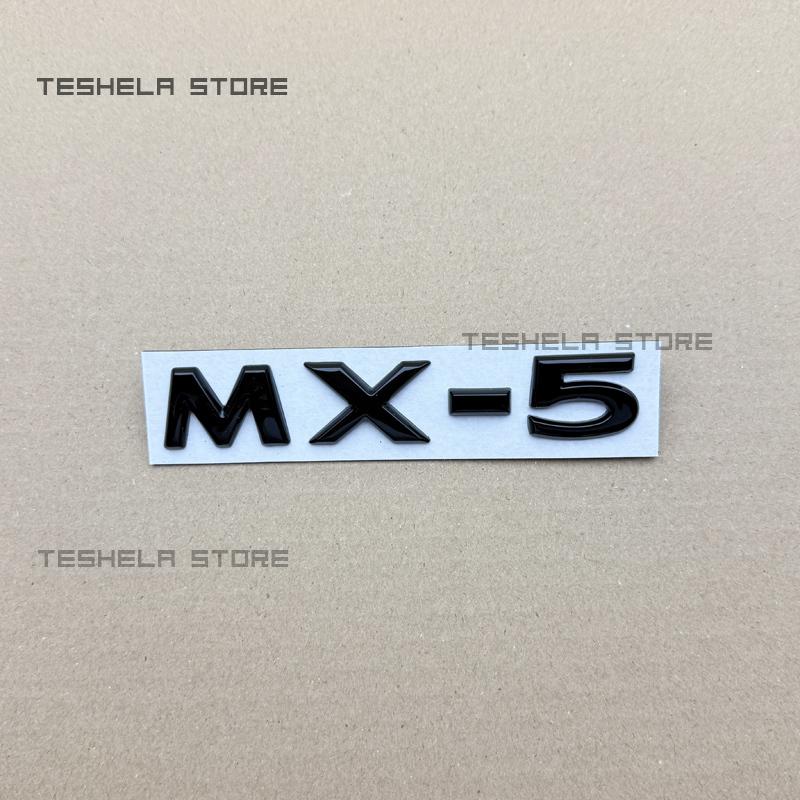 Car Black Front Rear Logo Car Sticker Rear Trunk Body Fender Letters w Labeling Emblem Badge Logo For MAZDA MX5ND 2015-2026