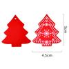 10Pcs Wooden Random Style Christmas Decorations Snowflake Bells Elk Christmas Tree Pendant for Home Decor Navidad 2026 Ornament