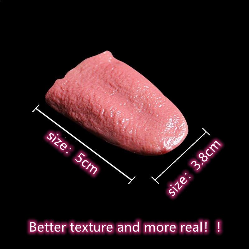 Tongue Fake Prank Proptoys Propstrick Horrific Realistic Party Tricks Siliconescary False Artificial Model Pranks Cosplay