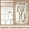 Multi-Functional Baby Food Cutting Board & Knife Set