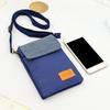 Mini Fabric Crossbody Bag  Color Contrast Cell Phone pouch  Vintage Shoulder Purse For Women Small Crossbody Bag