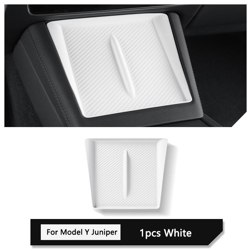 For Tesla Model Y Juniper 2025 2026 Silicone Wireless Charging Pad Central Control Phone Charger Protective Non-slip Accessories