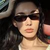 European American Fashion Sun Glasses for Woman Oval Shape Anti-glare Sunglasses Women New Stylish Decorative Sun Glass