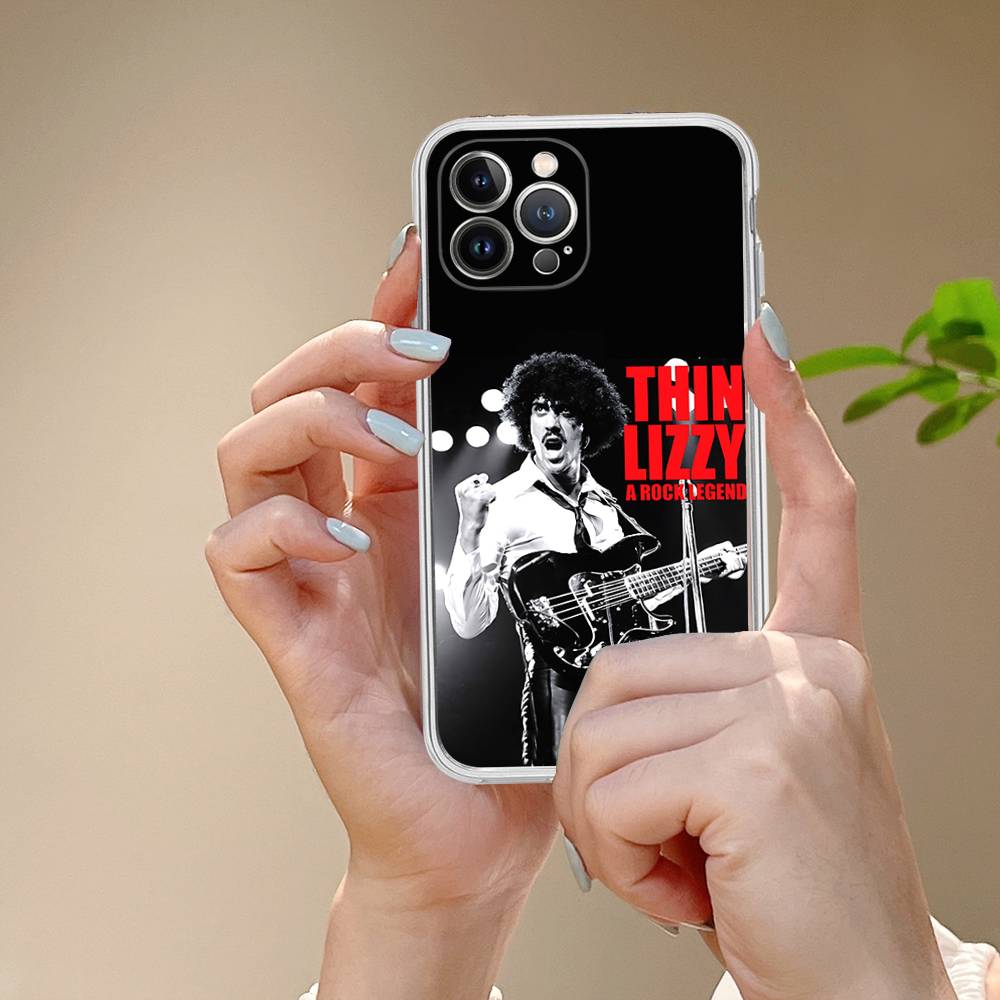 Rock Band T-Thin LizzyS Fit For IPhone 16 15 Promax Phone Case IPhone 14 11 12 High End 13 Pro Silicone