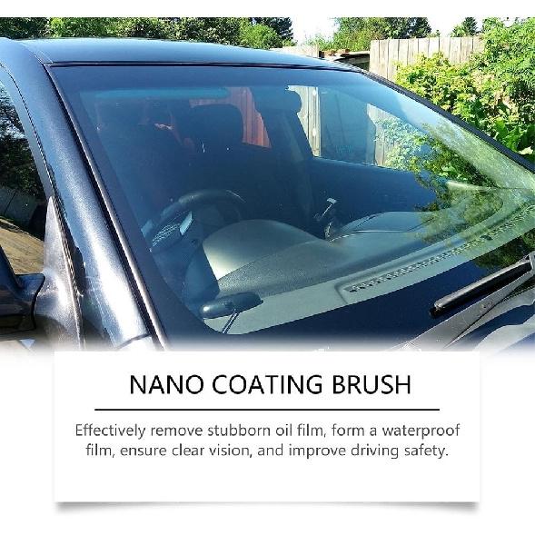 

2025 New Automotive Oil Film Cleaning Brush, Glass Cleaning Board, Reusable Oil Film Cleaning Brush, Glass Oil Film Remover for Car, Glass Cleaning 1pcs