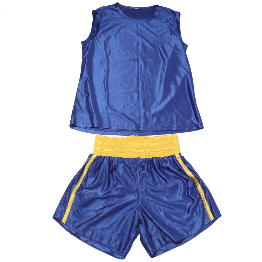 Uniforme da Boxe per Bambini Vita Elastica Sanda Mauy Thai Tuta da Allenamento Outfit per Competizione
