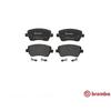 Brembo kit de plaquettes de frein p68033 - 4 pièces