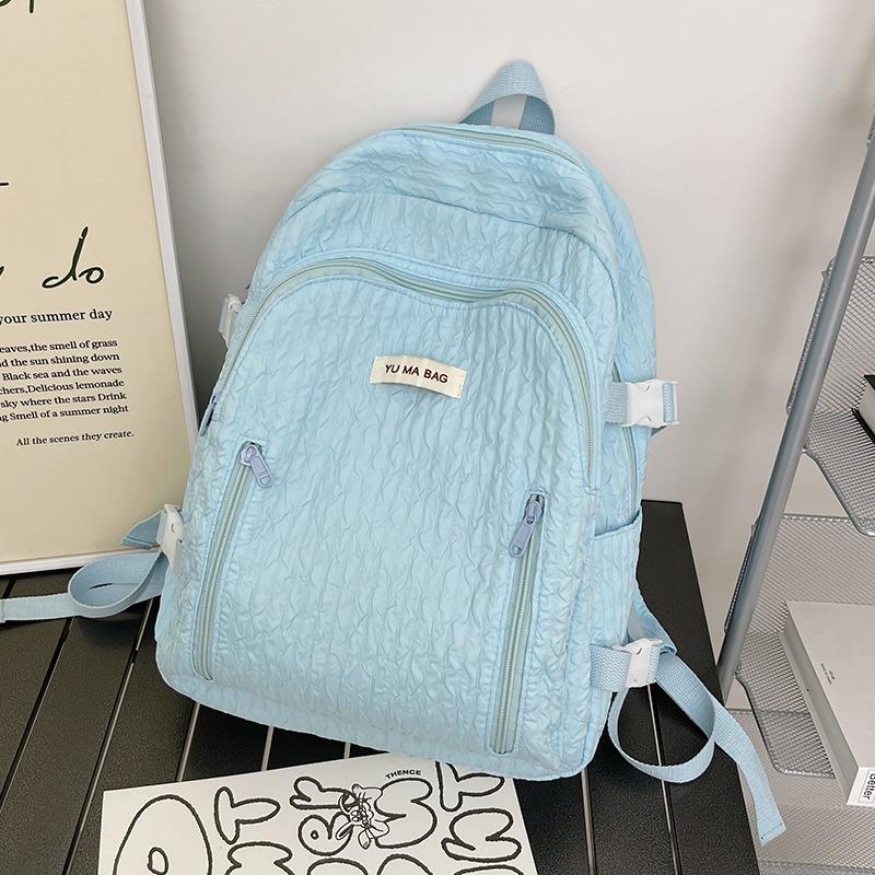 Schoolbag Japanese Ins Girl Schoolbag, Korean Version of Small Fresh Junior High School Student Cute Soft Sister Backpack Female High School Student