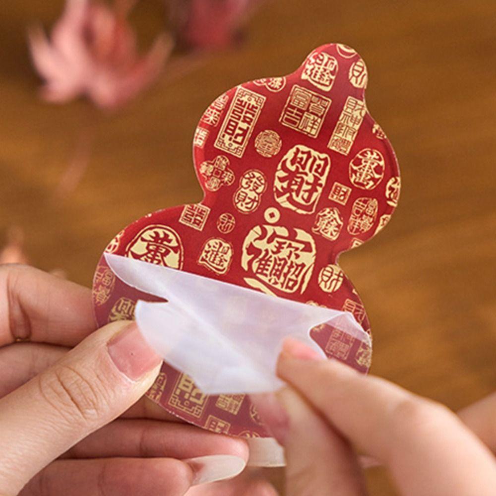 Acrylic New Year Magnetic Sticker DIY Blessing Chinese Style Refrigerator Magnets Decoration Traditional