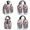 Japanischer Koi-Fischerei Streetwear-Stil Isolierte Lunchtasche für Kinder Schul-Kühltasche Thermische Lebensmittelbox Tragetasche Lunchboxen Behälter
