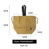 Lightweight Bento Box Bag with Insulation and Drawstring for Hassle-Free Outdoor Dining