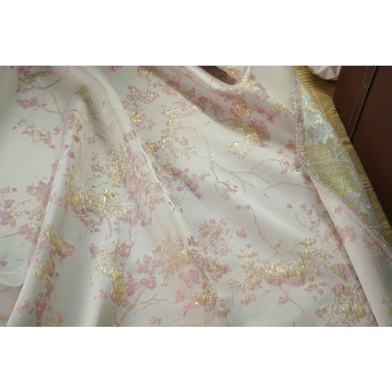 

Розовое золото, тисненый цвет сливы, девичье чувство платья, весенне-осенняя жаккардовая ткань, микро-стрейч, женское пальто, букет декоративных тканей 185cm*145cm