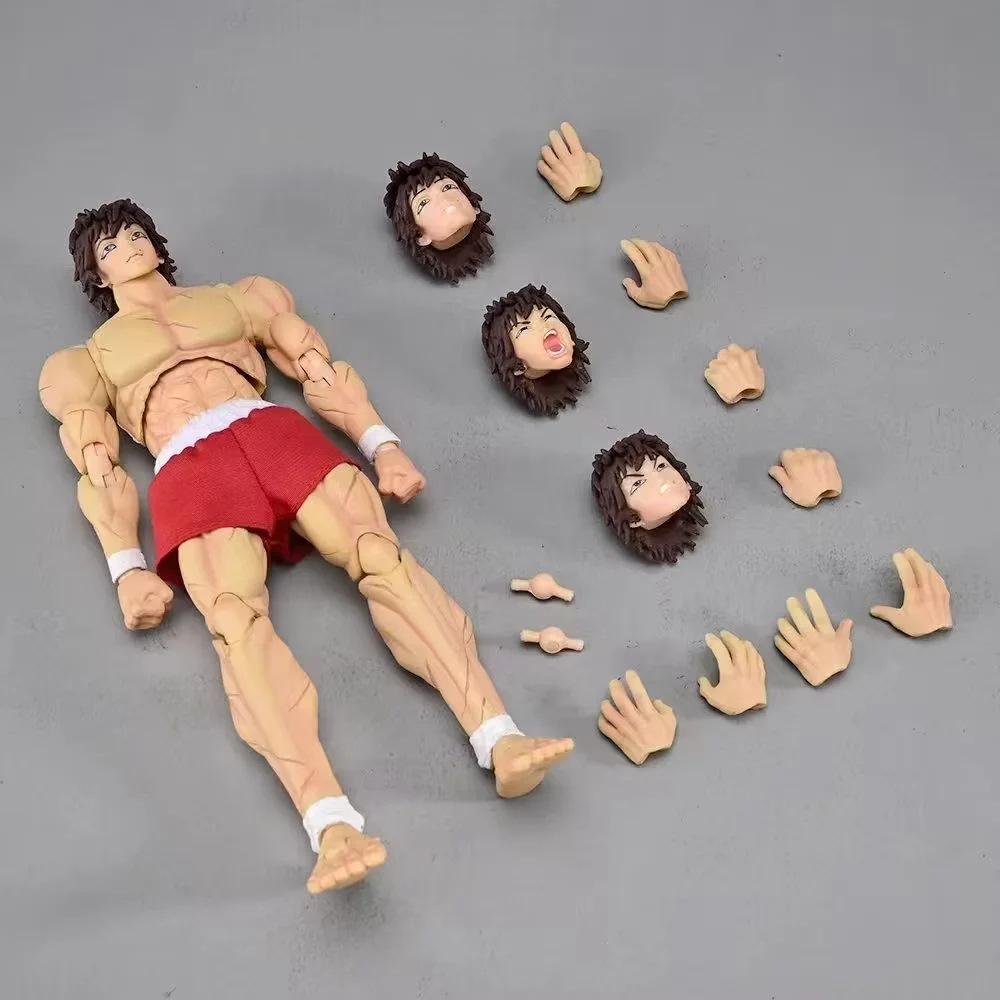 2 Sign High Quality Articulated Hanma Baki Model Figure Toys 17cm