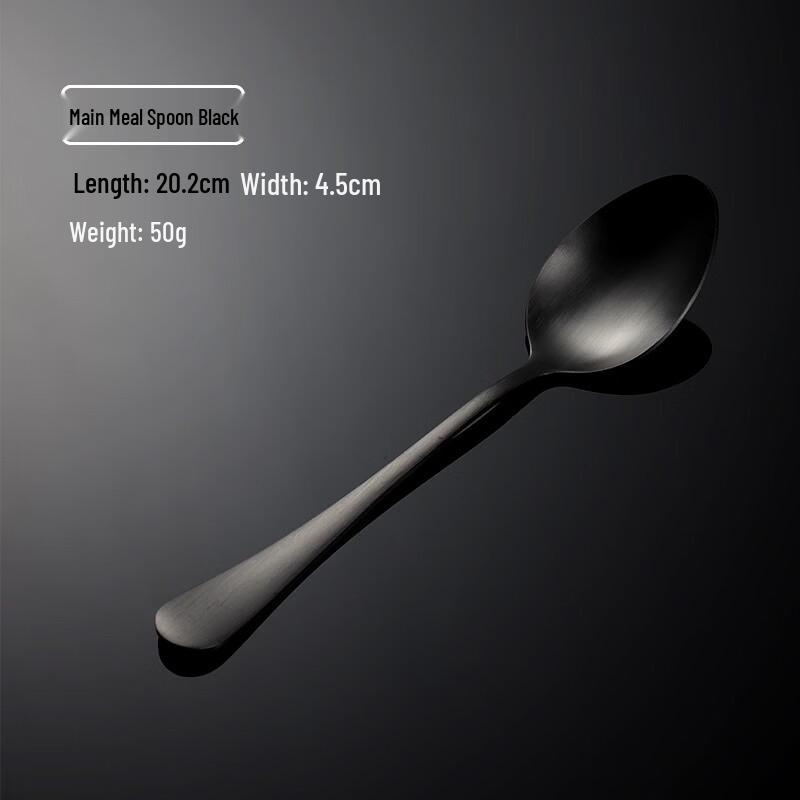 

Qianxing Thickened 410 Stainless Steel Retro Western Cutlery Set