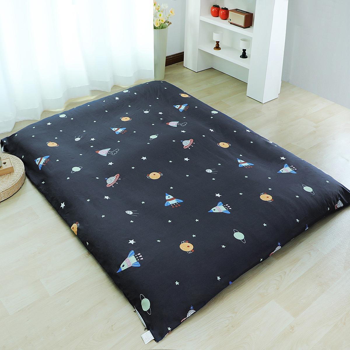

Mattress Cover Encasement Protector with Zipper Allergy Relief, Dust Mite Barrier,Washable Floral Mattress Topper Cover for Bed 90x190cm