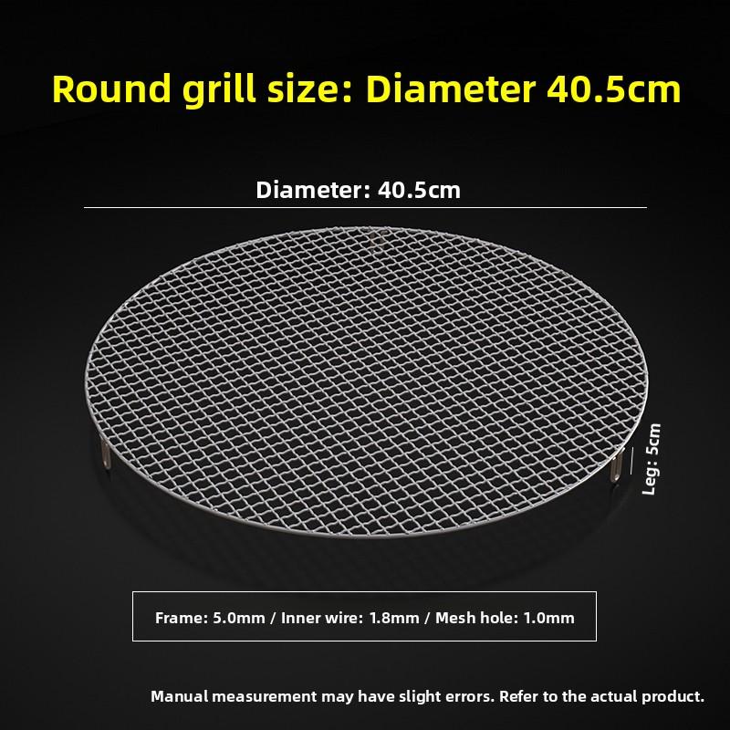 Food Grade 304 Stainless Steel Square Grill Mesh Pork Smoking Rack Charcoal Grill Cooking Tool for Indoor And Outdoor BBQ