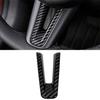Carbon Fiber 3PCS Steering Wheel Decor Cover Trim For Mazda CX-50 CX50 2023 2024