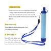 Portable Emergency Water Purification Straw for Camping and Outdoor Filtration