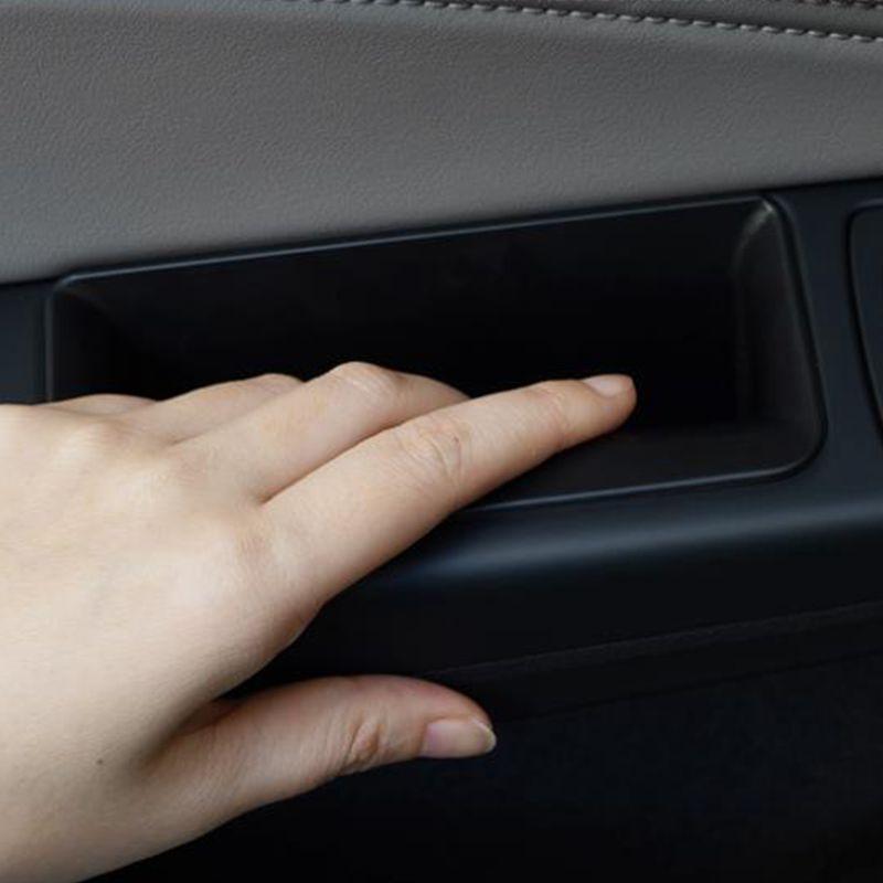 Car Door Storage Armrest Box For Volkswagen VW Golf MK8 8 Golf8 R Gti Gte   Inner Door Handle Container Holder