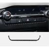 Carbon Fiber AC Control Mergency Light Button Trim Fit For Mazda 3 Axela -23