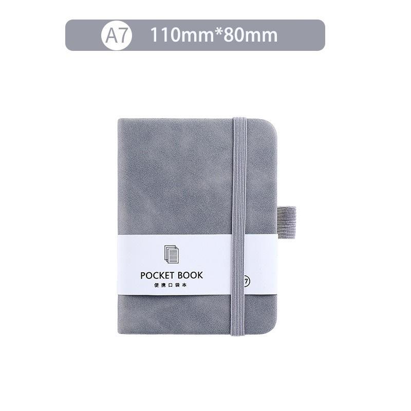 A6/A7 Pocket Notepad Sketchbook Portable 100 Sheets Portable Mini Notebook Not Drop Pages 5 Colors Notebooks And Journals