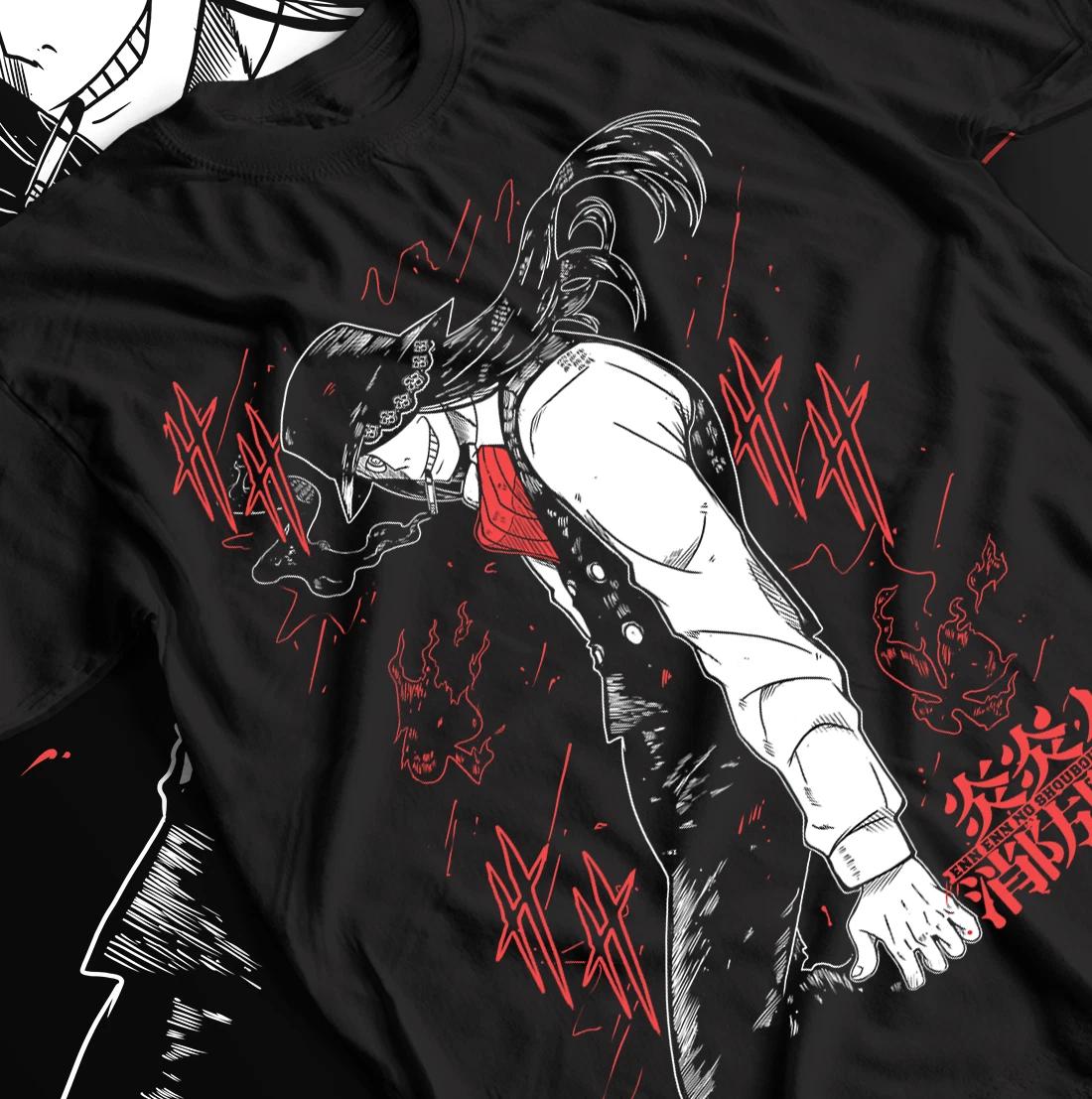 Fire Force Shinra Kusakabe Shirt Skitaru Shonen Tamaki Fire Fighters TShirt Gift M