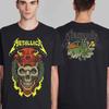 Metallica M72 World Tour Returns In Europe 2026 Schedule Tour Dates Two Sided Unisex T-Shirt Male Casual Y2K Pure Cotton T-Shirt