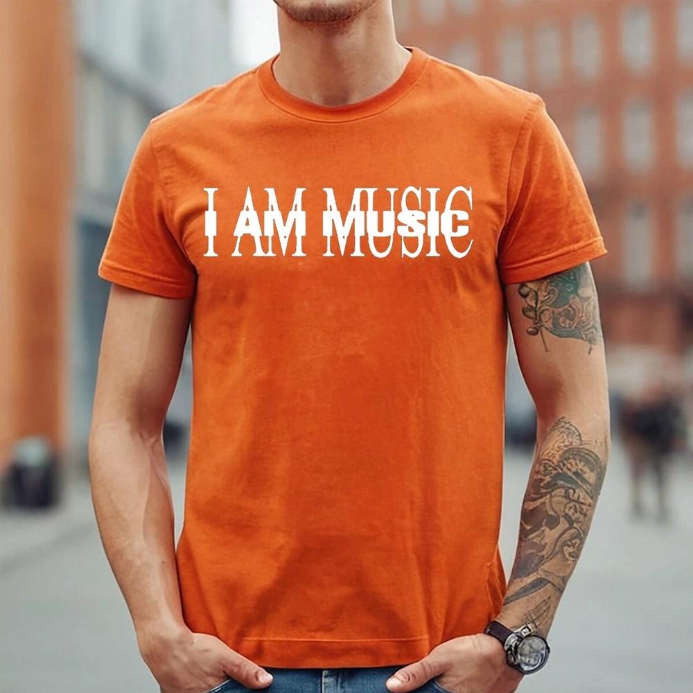 I AM MUSIC | DJ BOY | MUSIC LOVER | PLAYBOI CARTI | JOKE | MEN'S T-shirt TEE TOP