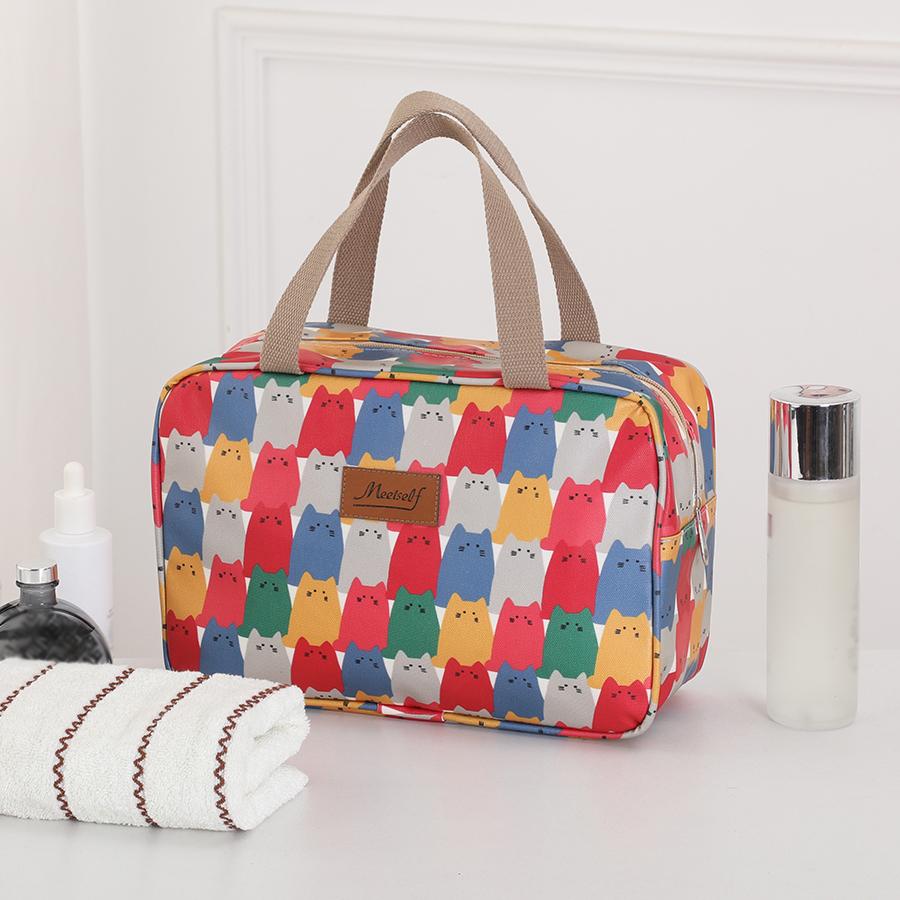 New Handheld Toiletry Bag Travel Business Trip Storage Bag Waterproof Shower Bag Handheld Toiletries Storage Bag