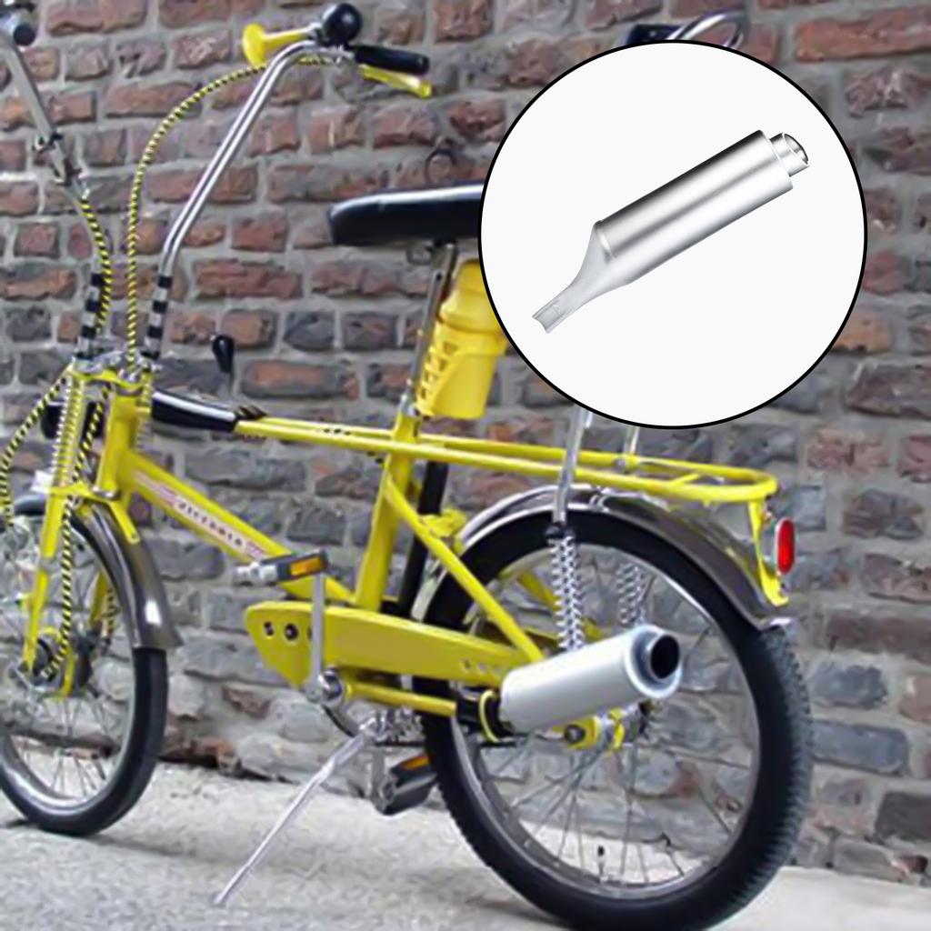 Silenziatore per Bicicletta Tubo di Scarico in Plastica Resistente Tubo di Scarico Turbo per Bici Adatto per Accessori da Ciclismo