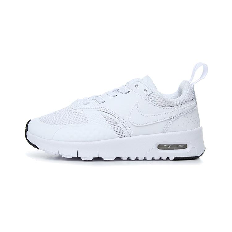 

Nike Air Max Vision Cushioning Abrasion Resistant Breathable Low top Kids Lifestyle Shoes Pure White 917859-100 28