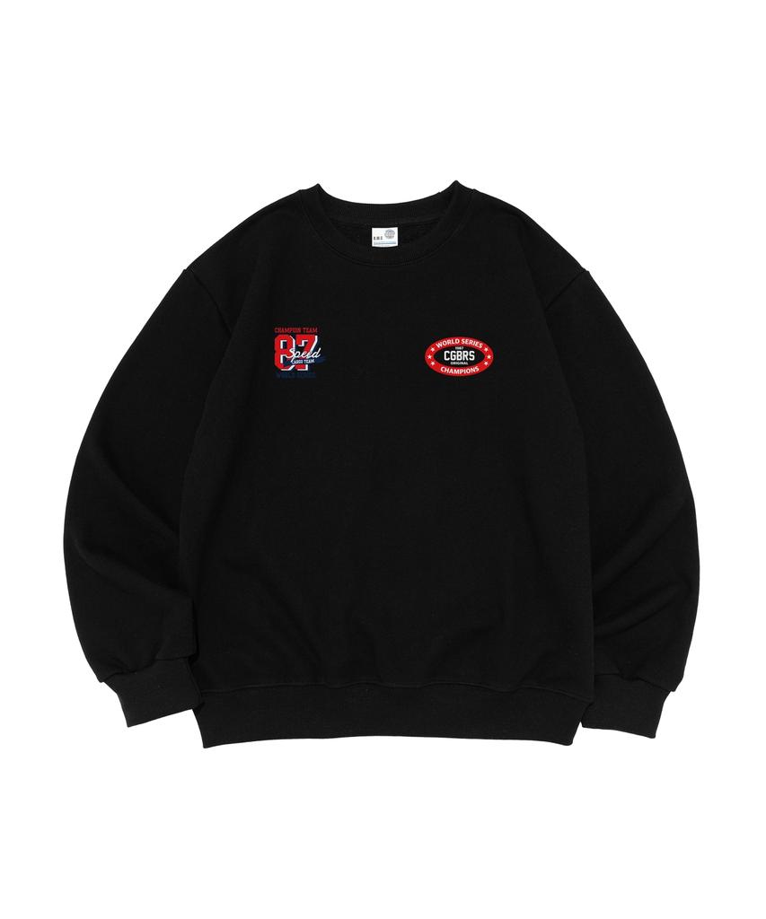 CARGOBROS Circle Street Number Sweatshirt (Black)