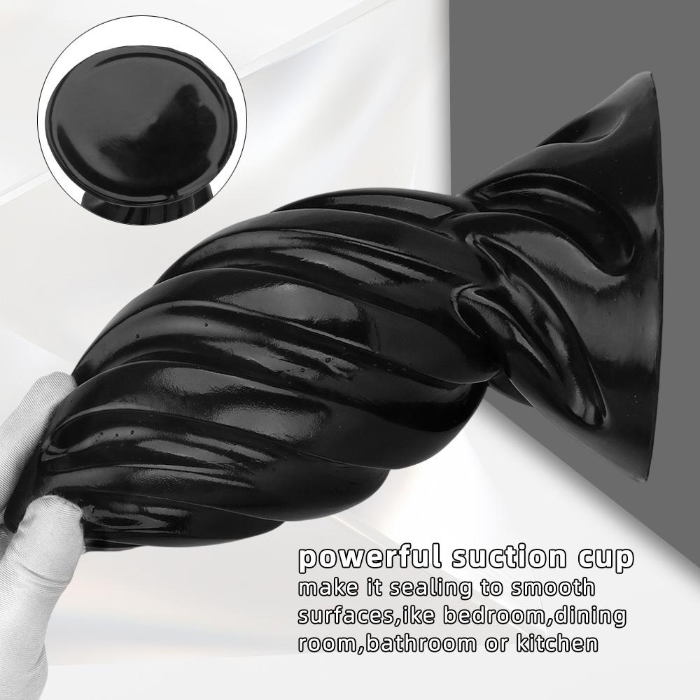 Extra Large Pointed Thread Masturbation Chrysanthemum Anus Anal Plug for Men and Women Anal Expansion Device, Extra Large Dildo