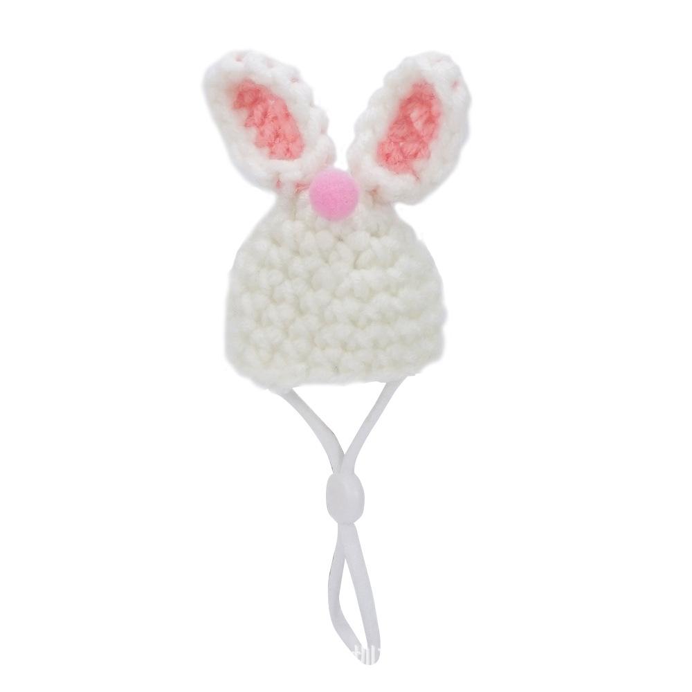 

Mini Hamster Hat Small Animals Lovely Hand Knitted Hats for Lizard Guinea Pig Reptile Christmas Party Clothes Costume Pet Caps