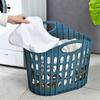 Plastic Collapsible Laundry Basket With Handle For Home Bathroom Storage And Wall Mounting