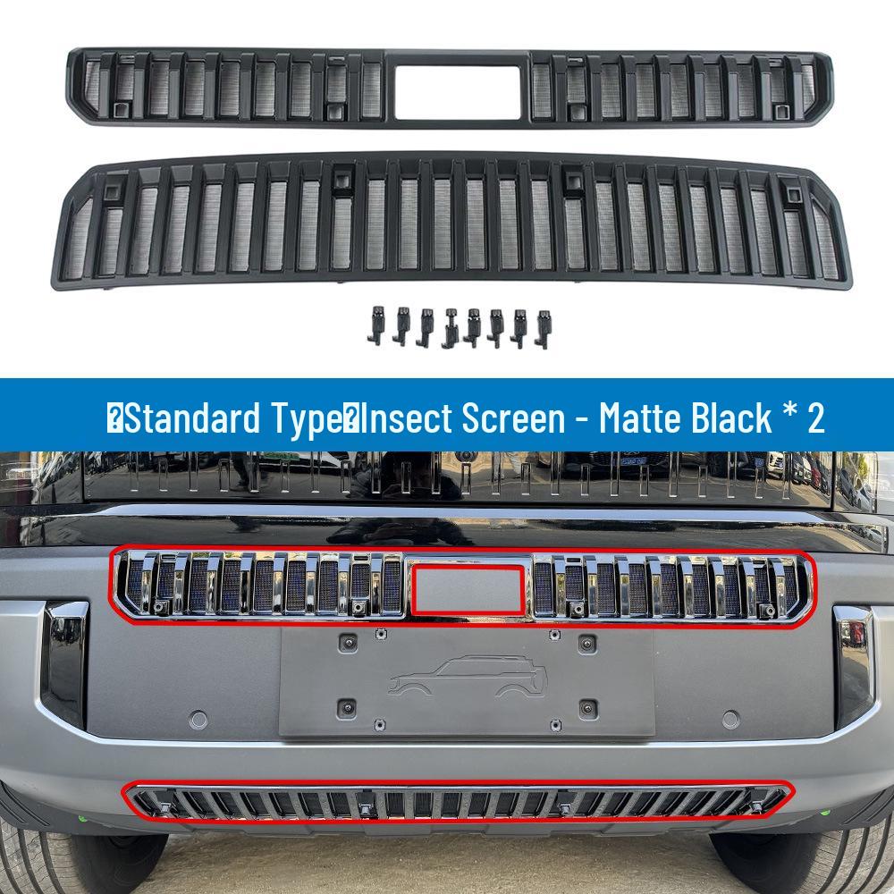 Ford Bronco Insect Net Grille, Radiator Protection for 26 Models - Easy Buckle Installation, No Modification Needed