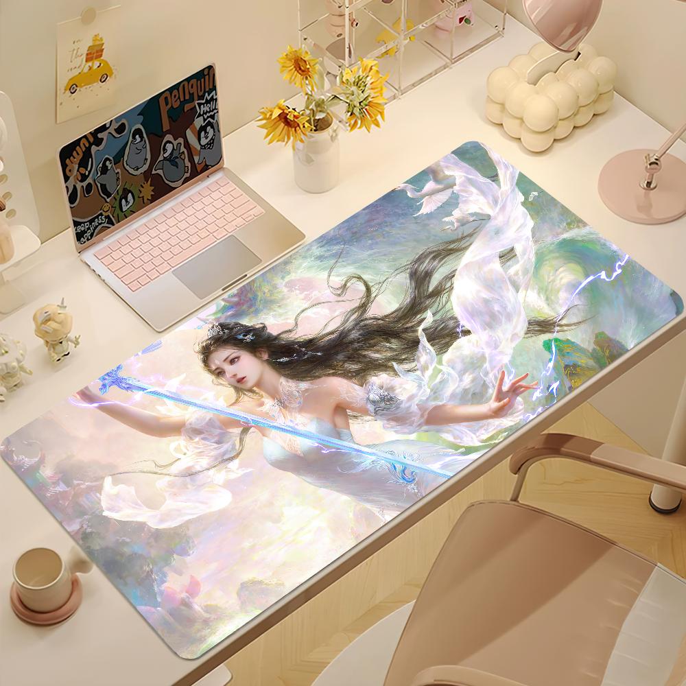 HHuang Guangjian Artist Mouse Pad Nonslip Thickened MousePad Large Writing Lockedge Office Student Gaming Cushion