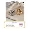 Minimalism 925 Sterling Silver Finger Rings for Women Couple Vintage Cross Winding Party Jewelry Gift Prevent Allergy