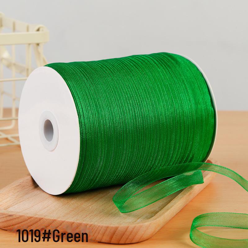 1cm Transparentes Schneegarnband für Haaraccessoires und Geschenktüten