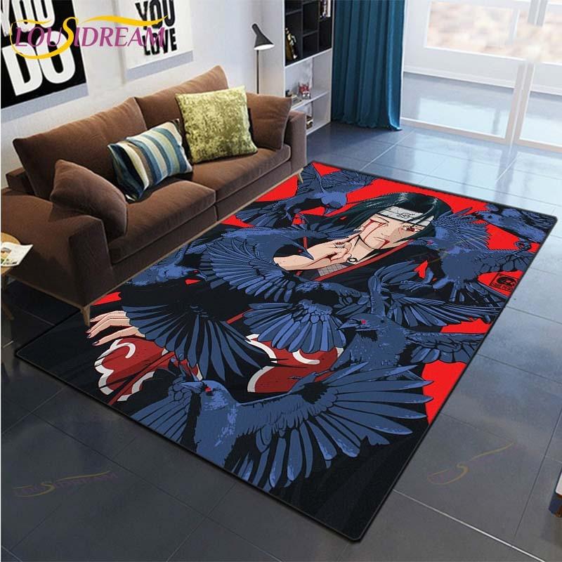 Cartoon Anime Naruto Obývací pokoj Koberec postava Ložnice Podložky na podlahu Dětská hra Koberec Kuchyňka Koupelna Protiskluzová podložka