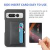 Anti-Staub-Mode-Cover-Ledertasche für Google Pixel Fold Pixelfold stoßfeste Kartenhalter-Schutzhüllen